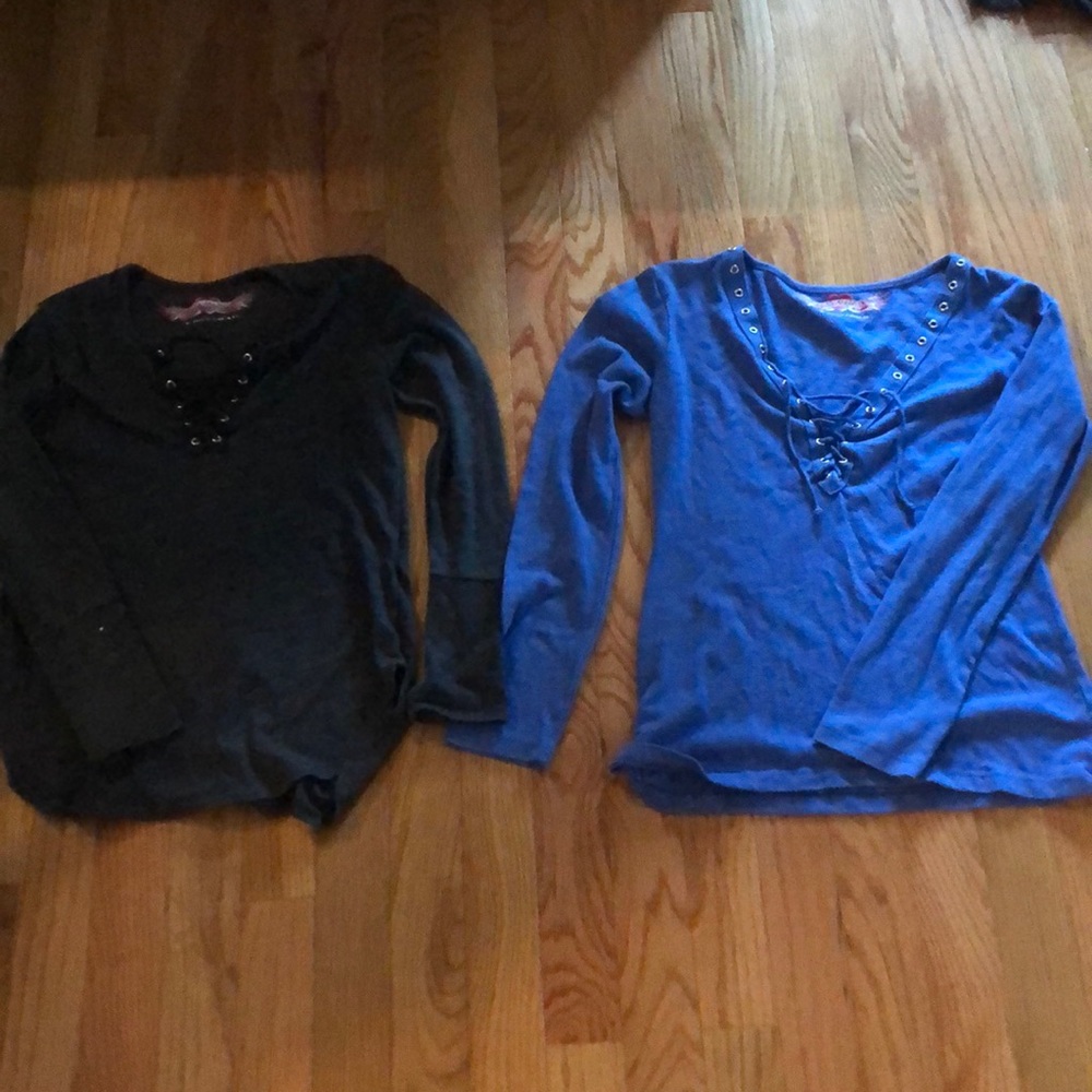 2 So Nikki long sleeve girls shirts in size 10-12
